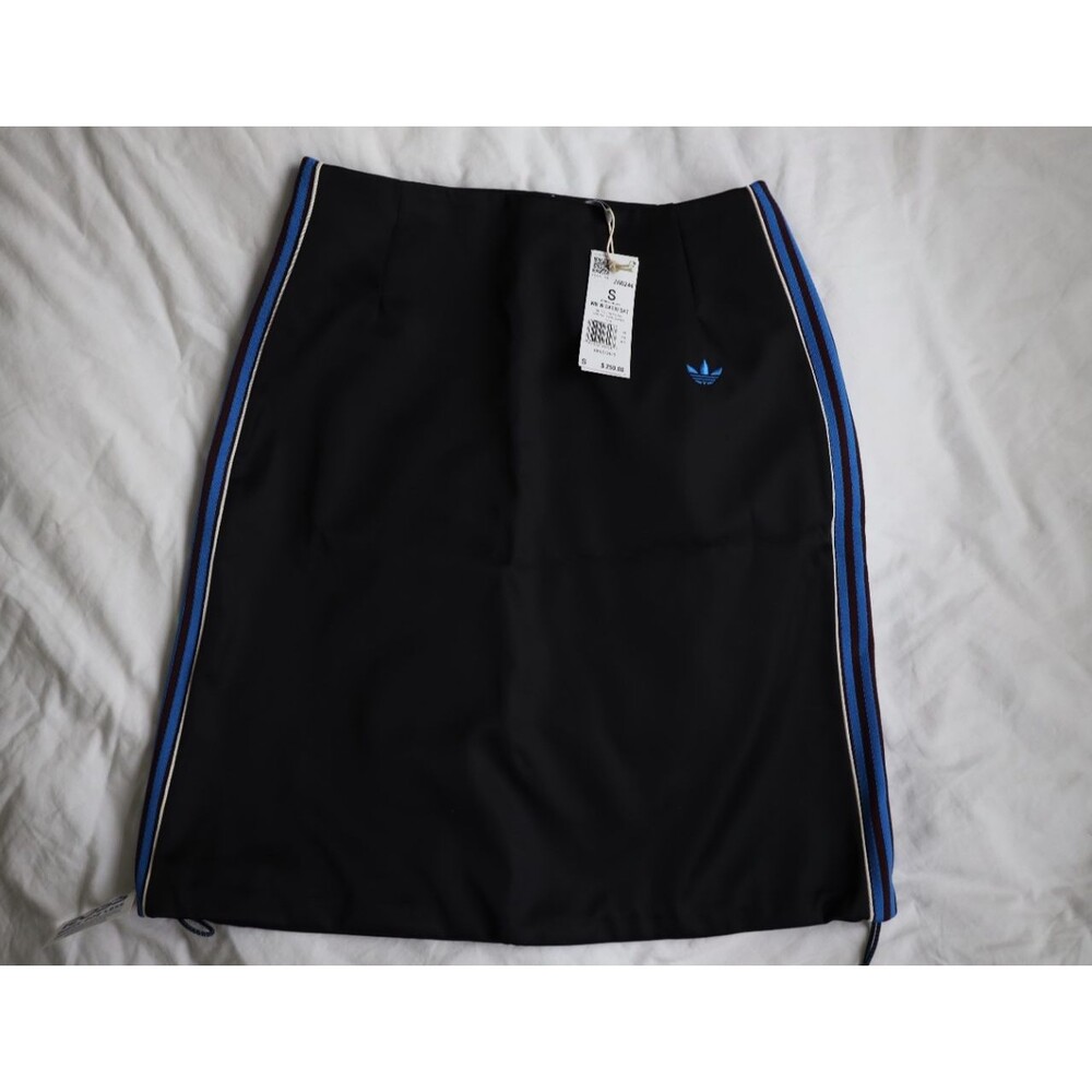 adidas x Wales Bonner Women Satin Skirt Black Size S JW6244 NWT $250